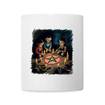 Retro Vintage Design Halloween Lover Outfit - Mug - white - Front