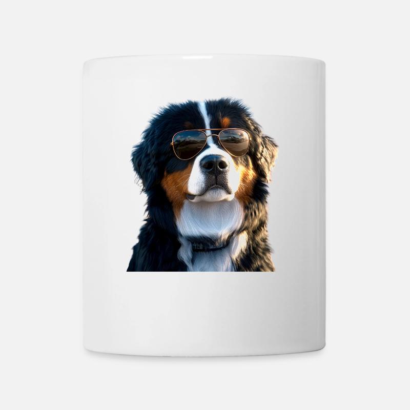 Berner Sennenhund Süße Hunde Schweizer Sennenhunde - Tasse - Weiß