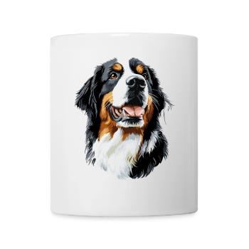 Bouvier bernois Chiens mignons Bouvier suisse - Mug blanc - blanc - Devant
