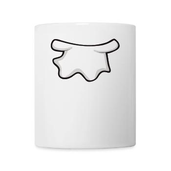 Spooky Ghost Halloween Costume Disguise - Mug - white - Front