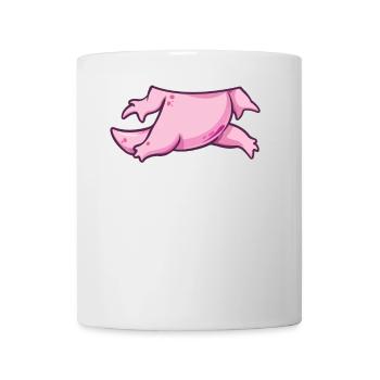 Niedlicher Axolotl Verkleidung Halloween Kostüm - Tasse - Weiß - Vorne