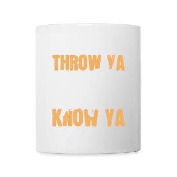 Ich werfe dich lieber, als dich zu kennen - Tasse - Weiß - Vorne