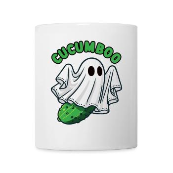 Gurke Lustige Gurke Halloween Kostüm Ghost Bo - Tasse - Weiß - Vorne