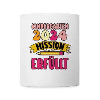 1st class school child beginning of school kindergarten day care E - Mug - white - Front