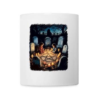 Retro Vintage Design Occult Summoning Rituals - Mug - white - Front