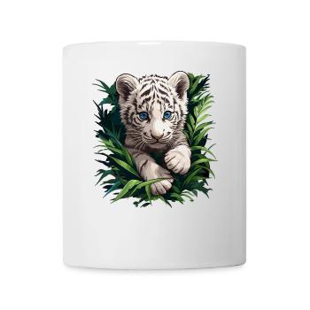 Tigre blanc Weiße Tigre Weißer Tigre - Mug blanc - blanc - Devant