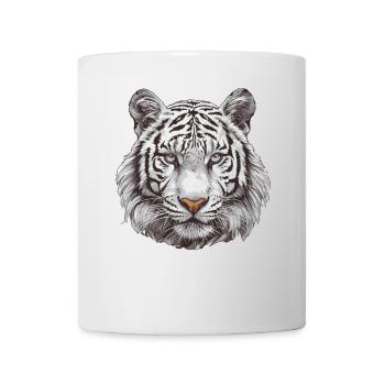 Tigre blanc Weiße Tigre Weißer Tigre - Mug blanc - blanc - Devant
