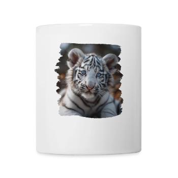Tigre blanc Weiße Tigre Weißer Tigre - Mug blanc - blanc - Devant