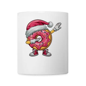 Dabbing Donut Père Noël Dab Danse Enfants - Mug blanc - blanc - Devant