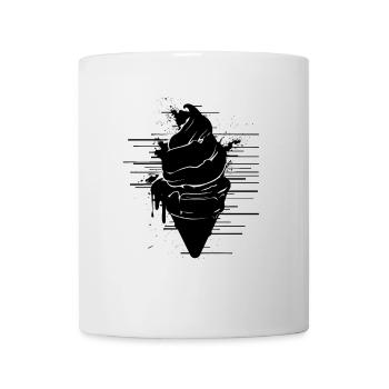 Dessin de crème glacée - Mug blanc - blanc - Devant