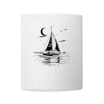 Segeln Skizze - Tasse - Weiß - Vorne