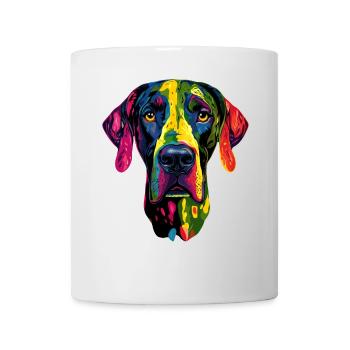Great Dane Hatz Male Saupacker Great Dane - Mug - white - Front