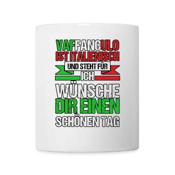 Italie Vaffanculo italien - Mug blanc - blanc - Devant