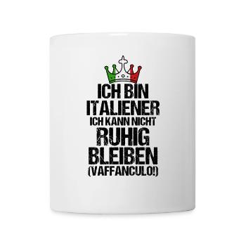 Italien Italiener Vaffanculo - Tasse - Weiß - Vorne