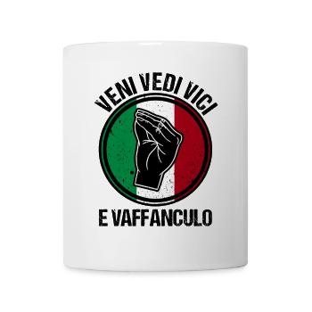 Italie Vaffanculo italien - Mug blanc - blanc - Devant