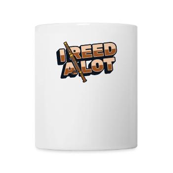 J’ai beaucoup d’anches Aérophone Basson Instrument Musique - Mug blanc - blanc - Devant