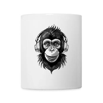 Arcade gaming t-shirt with monkey motif for gamers - Mug - white - Front