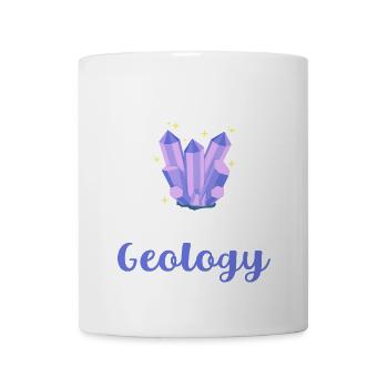 Von Quarz Ich liebe Geologie - Tasse - Weiß - Vorne