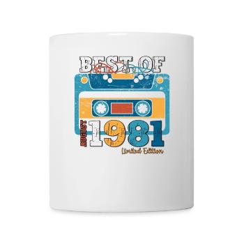 43rd Birthday Original August 1981 Born 1981 - Mug - white - Front