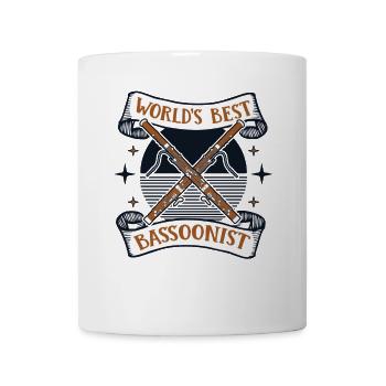 Meilleur bassoniste au monde : Aerophone Music Bassonist - Mug blanc - blanc - Devant