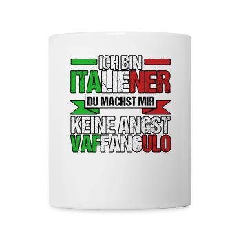 Italien Italiener Vaffanculo - Tasse - Weiß - Vorne