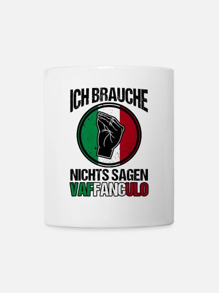 Italien Italiener Vaffanculo - Tasse - Weiß