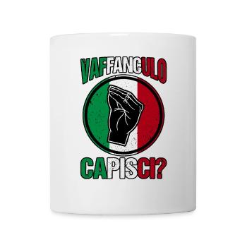 Italie Italien Capisci Vaffanculo - Mug blanc - blanc - Devant