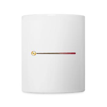 Ich schlage Leute mit einem Stock zum Spaß - Tasse - Weiß - Vorne
