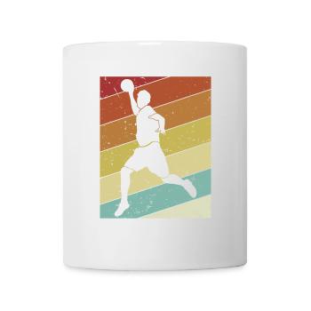 Joueur de jeu d’équipe Prisonball rétro - Mug blanc - blanc - Devant