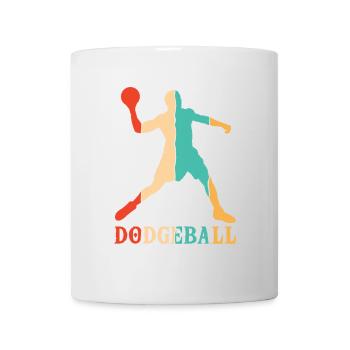 Joueur de jeu d’équipe Prisonball rétro - Mug blanc - blanc - Devant