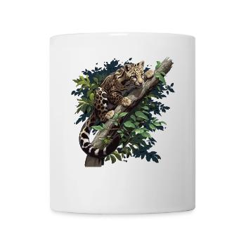 Clouded Leopard Nebelparder - Mug - white - Front