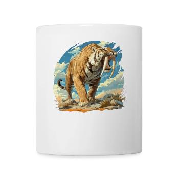 Saber-Toothed Tiger Sabertooth Tiger - Mug - white - Front