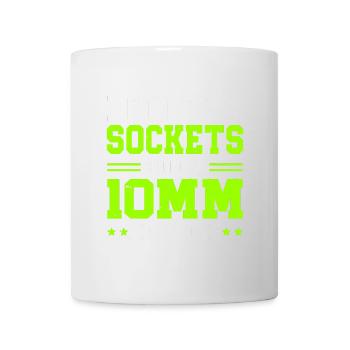 Mécanicien J’ai 99 douilles mais un 10mm n’en est pas un - Mug blanc - blanc - Devant
