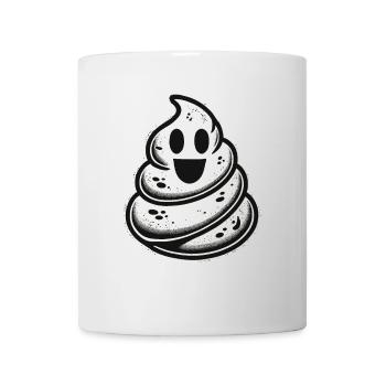 Funny poop pile feces ghost humorous - Mug - white - Front