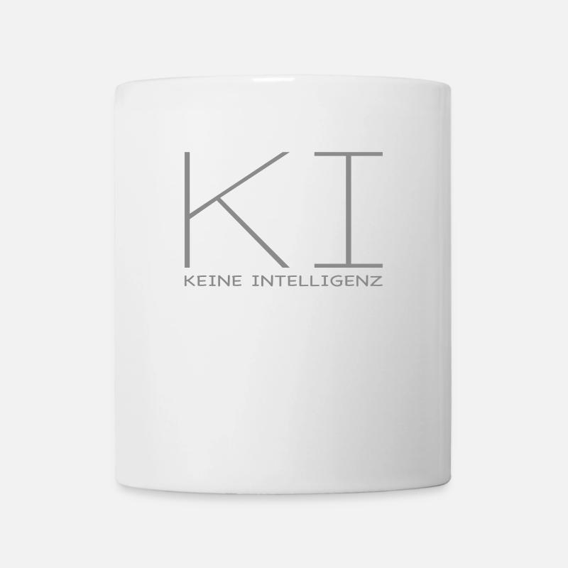IA - Pas d’intelligence - Mug blanc - blanc