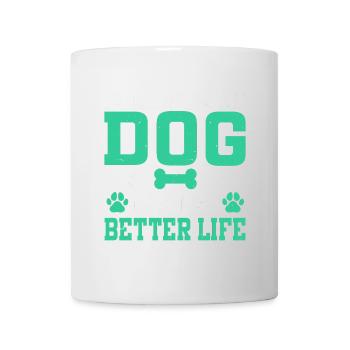 Je vends des maisons pour que mon chien puisse vivre une vie meilleure - Mug blanc - blanc - Devant
