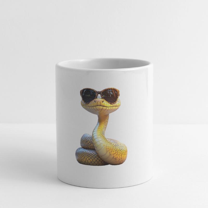 Schlange Python Kobra Mamba Klapperschlange Snake Tasse