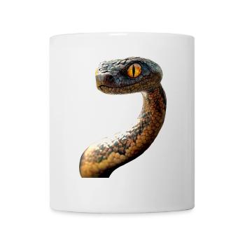 Serpent Python Cobra Mamba Serpent à sonnettes Serpent - Mug blanc - blanc - Devant