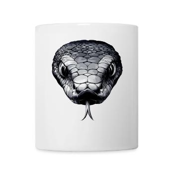 Schlange Python Kobra Mamba Klapperschlange Snake - Tasse - Weiß - Vorne