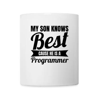 Programmierer Sohn - Tasse - Weiß - Vorne