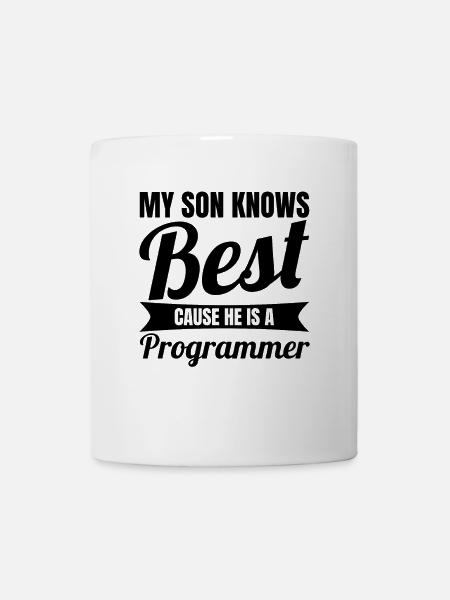Programmierer Sohn - Tasse - Weiß