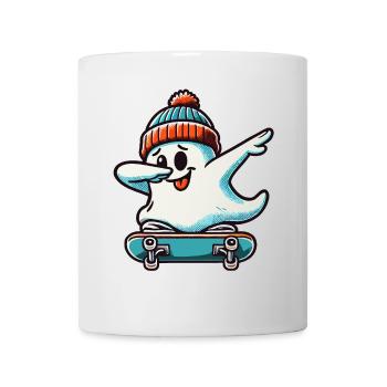 Skateboaring Dabbing Ghost Skateboard Dab - Mug - white - Front