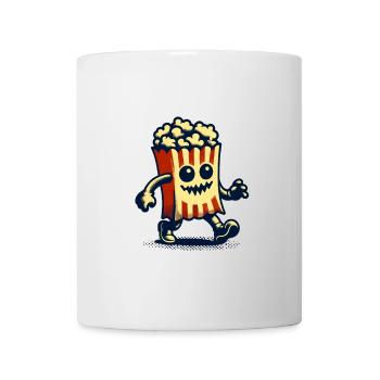 Scary popcorn for scary movies Halloween - Mug - white - Front