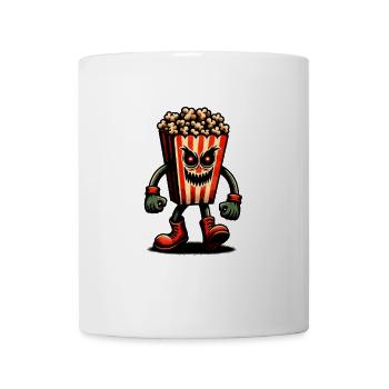 Scary popcorn for scary movies funny - Mug - white - Front