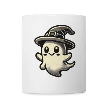 Drôle de sorcière fantôme Spooky Party - Mug blanc - blanc - Devant