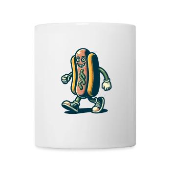 Hotdog effrayant Délicieux design d’Halloween - Mug blanc - blanc - Devant