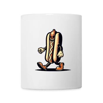 Hot Dog effrayant pour des films effrayants Délicieux Halloween - Mug blanc - blanc - Devant