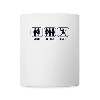 Gut Besser Bestes Völkerball-Teamspiel Prisonball - Tasse - Weiß - Vorne
