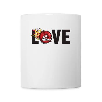 Dodgeball Love Prisonball Team Game Player - Mug - white - Front