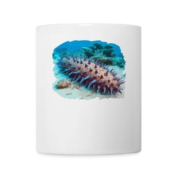 Sea Cucumber Seegurken Seegurke - Tasse - Weiß - Vorne